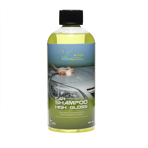Blue & Green Car Shampoo High Gloss 500ml - szampon samochodowy o właściwościach nabłyszczających