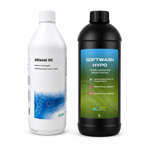 Zestaw startowy Soft Wash - Soft Wash Hypo 1L + Alfanol OC 1L