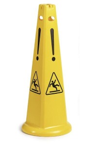  STOJAK OSTRZEGAWCZY PIRAMIDA 93 CM 