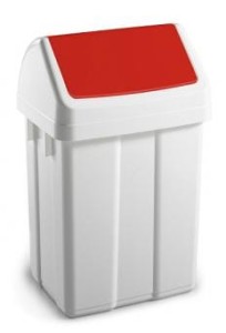 POJEMNIK Z KLAPĄ UCHYLONĄ ABS 12 L